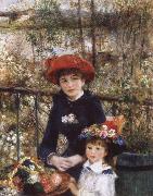 On tghe Terrace, Pierre Auguste Renoir